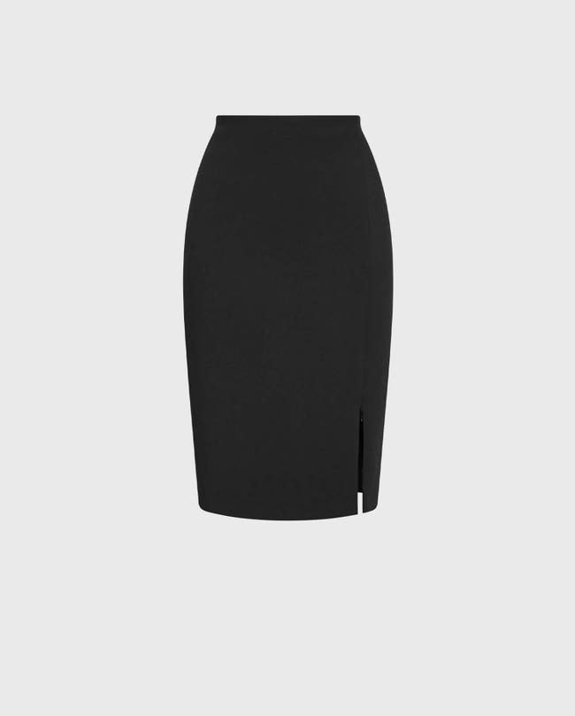 Abella: Black Crepe Pencil Skirt | Anne Fontaine