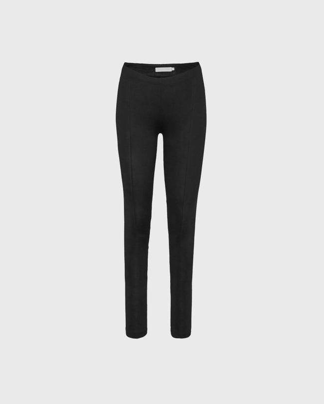 Black Stretch Knit Leggings Anne Fontaine