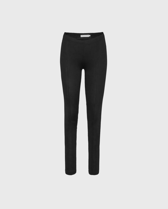 Black Stretch Knit Leggings