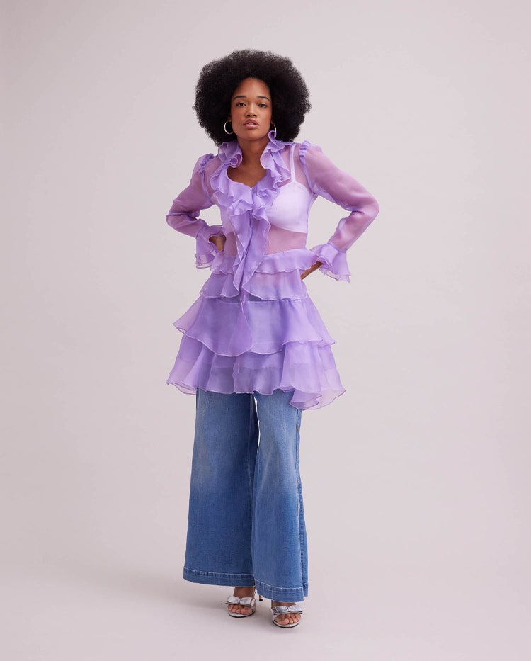 Lavande Shirt Dress