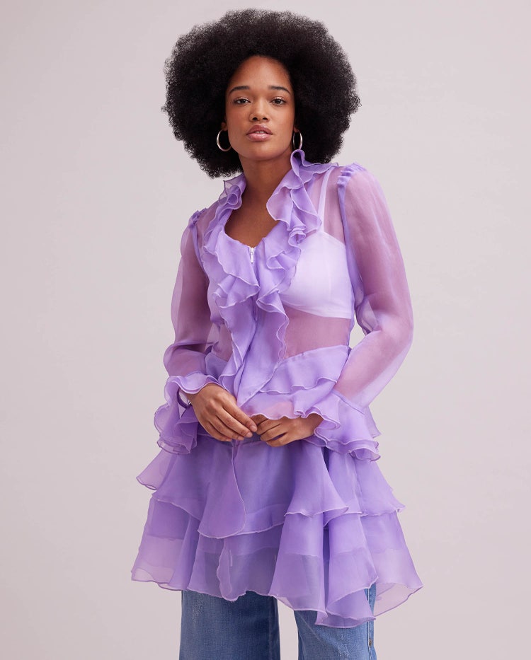 Robe-Chemise Lavande