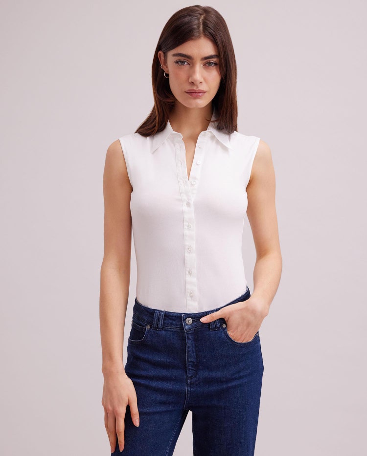 White Shirts For Women & Designer White Dress Shirts | Anne Fontaine