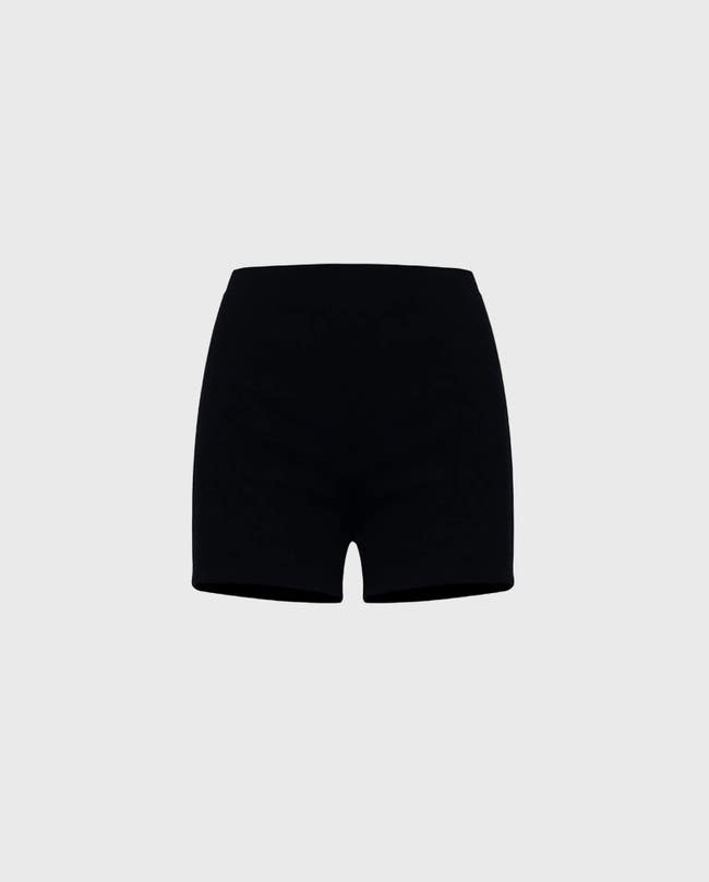 SANA: Women's Stretch Jersey Black Shorts: Anne Fontaine