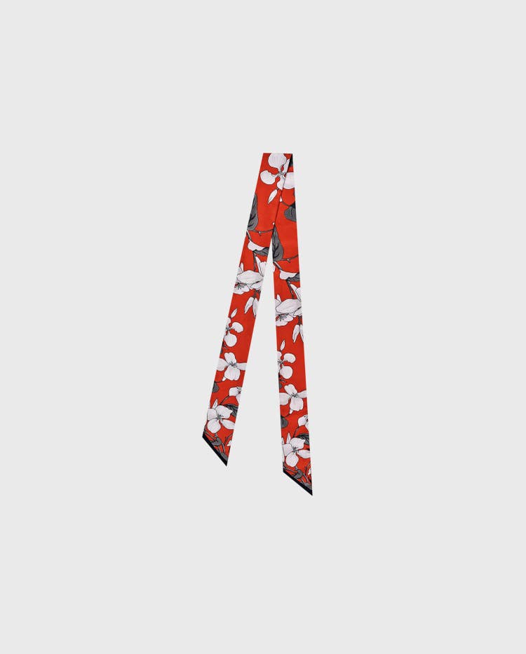 TAYLER Silk Scarf front view 