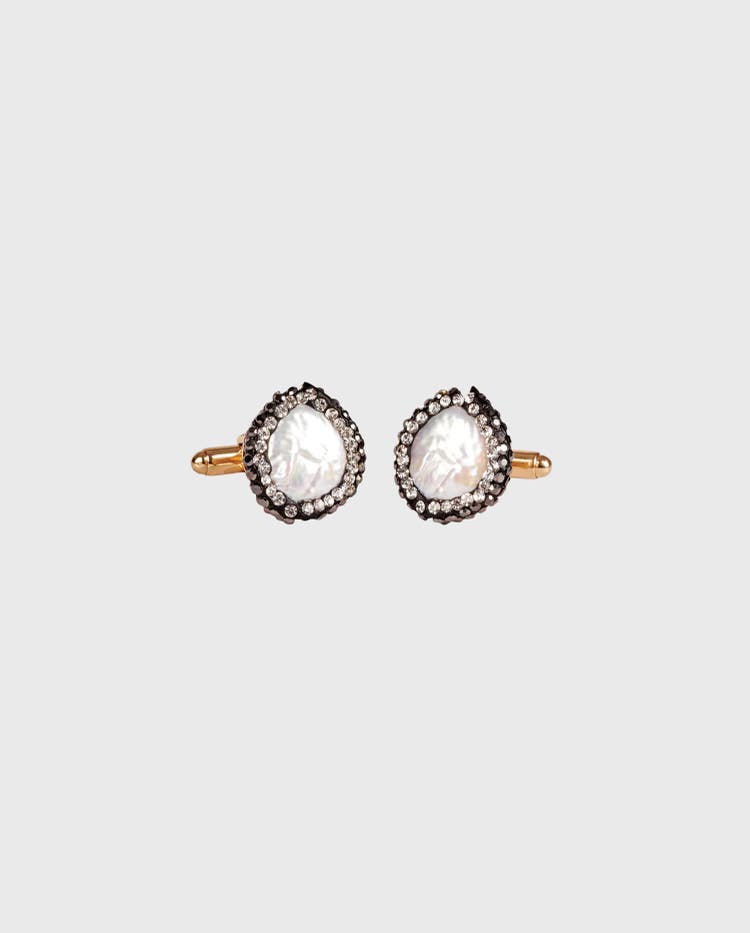 Anne Fontaine Tivon Gold Cufflinks #1