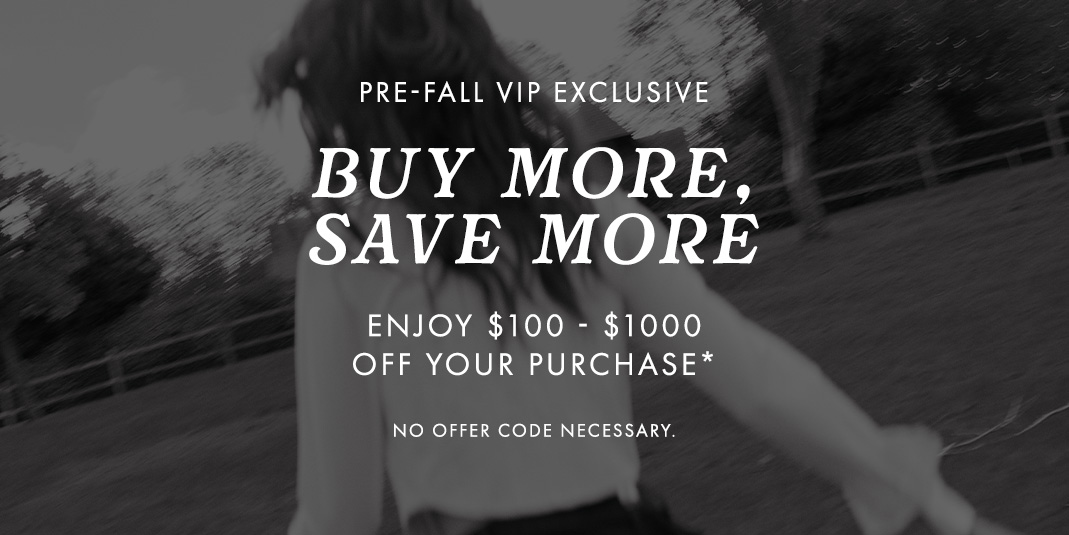 Fall VIP Gift Card Offer