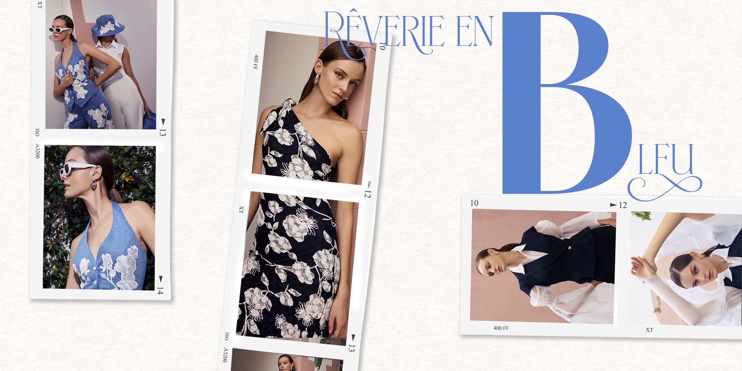 Découvrez la sélection de silhouettes bleues Anne Fontaine