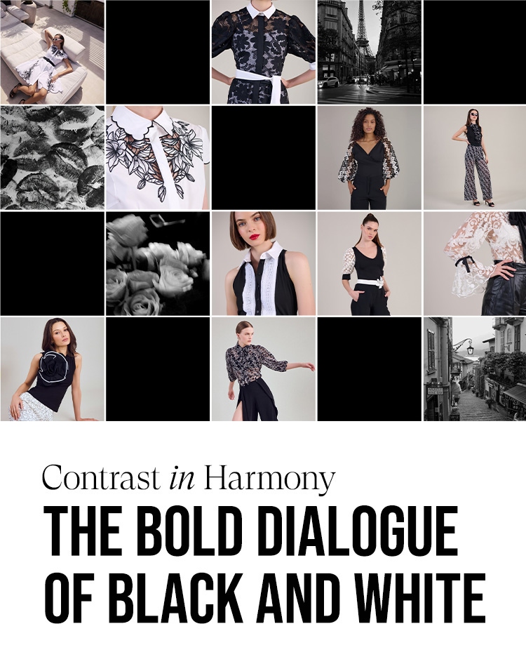 DISCOVER THE DOMINIQUE Black 3/4 Sleeve Pullover Viscose Knit Featuring Removable Pearl Fringe Adorned Collar & Sleeve Attachments FROM DESIGNER ANNE FONTAINE