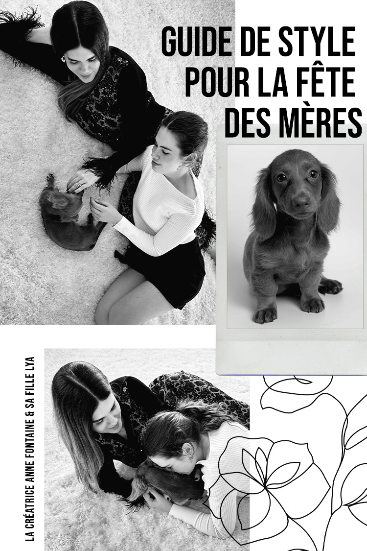 Découvrez le guide de style de la fête des mères de la créatrice ANNE FONTAINE