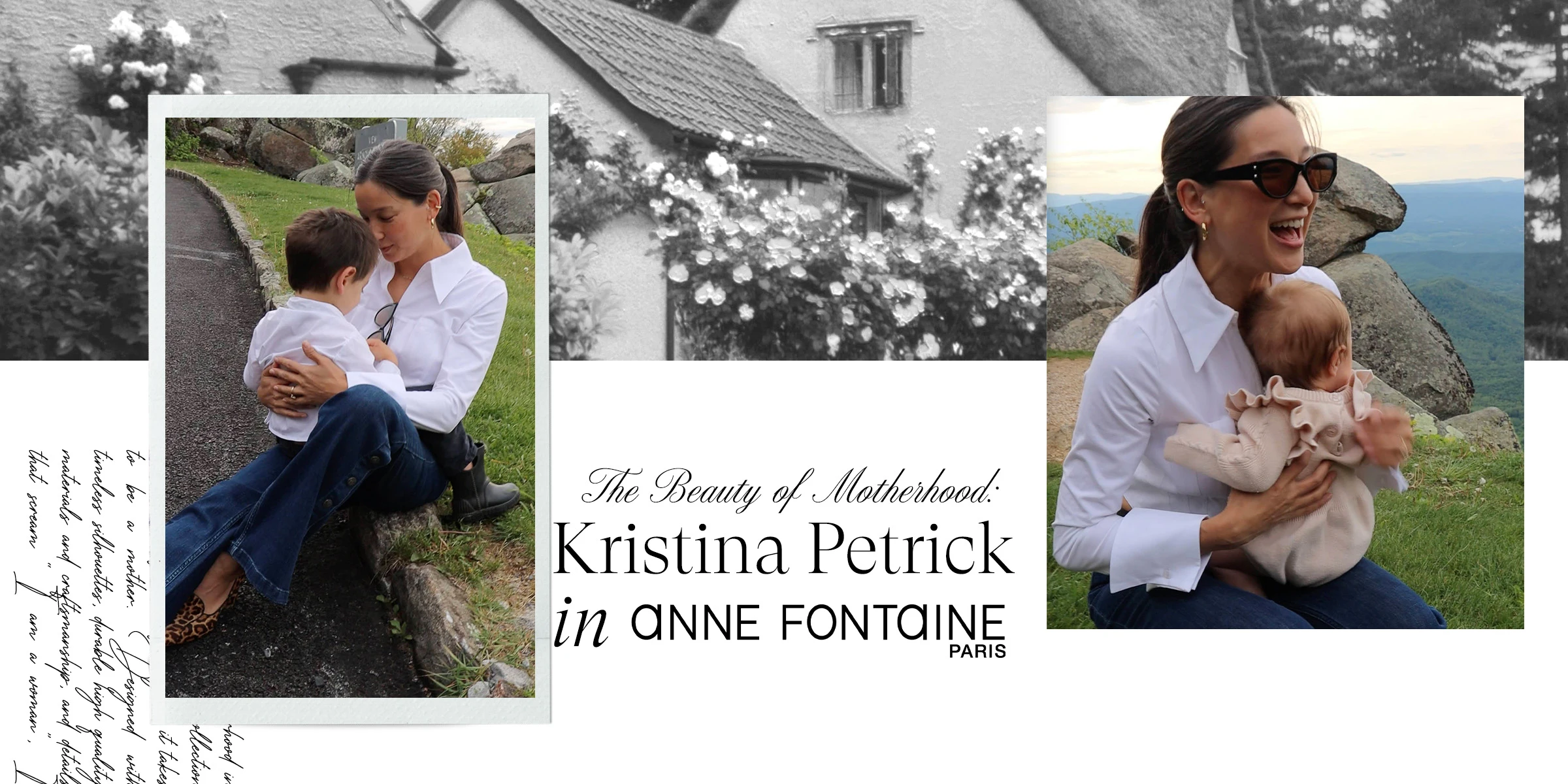 Discover the ANNE FONTAINE Mother's Day With Kristina Petrick