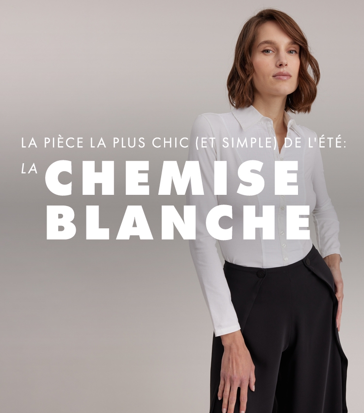  Whether you’re going for an elegant vibe or looking to kick it up a notch, the white shirt is the chicest staple. It can take you from beachside brunch to dinner date night, and everything in between.