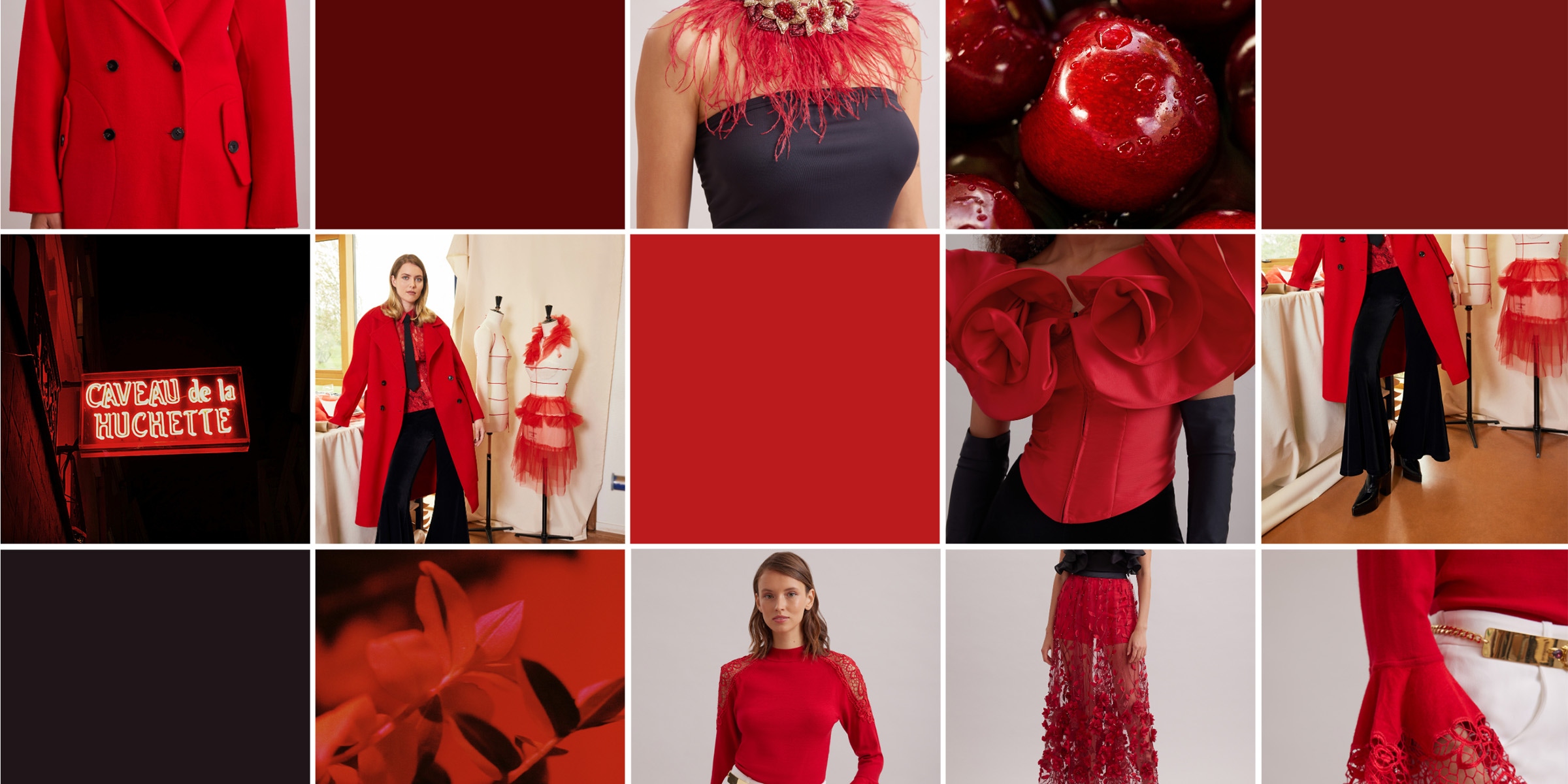 Crimson Elegance: Fall Fashion Revamped from Designer Anne Fontaine