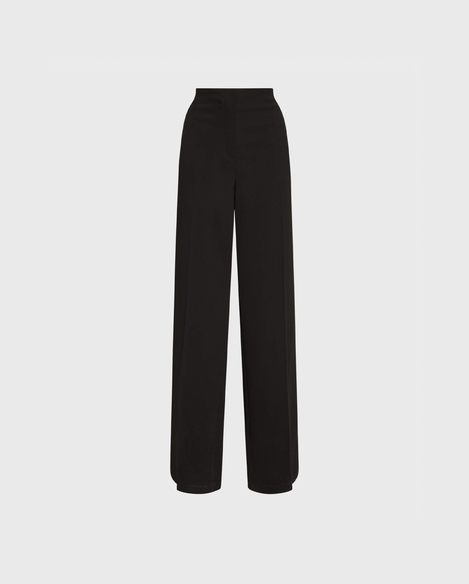 Discover The ARGAN Black maxi trousers in fluid crepe from ANNE FONTAINE