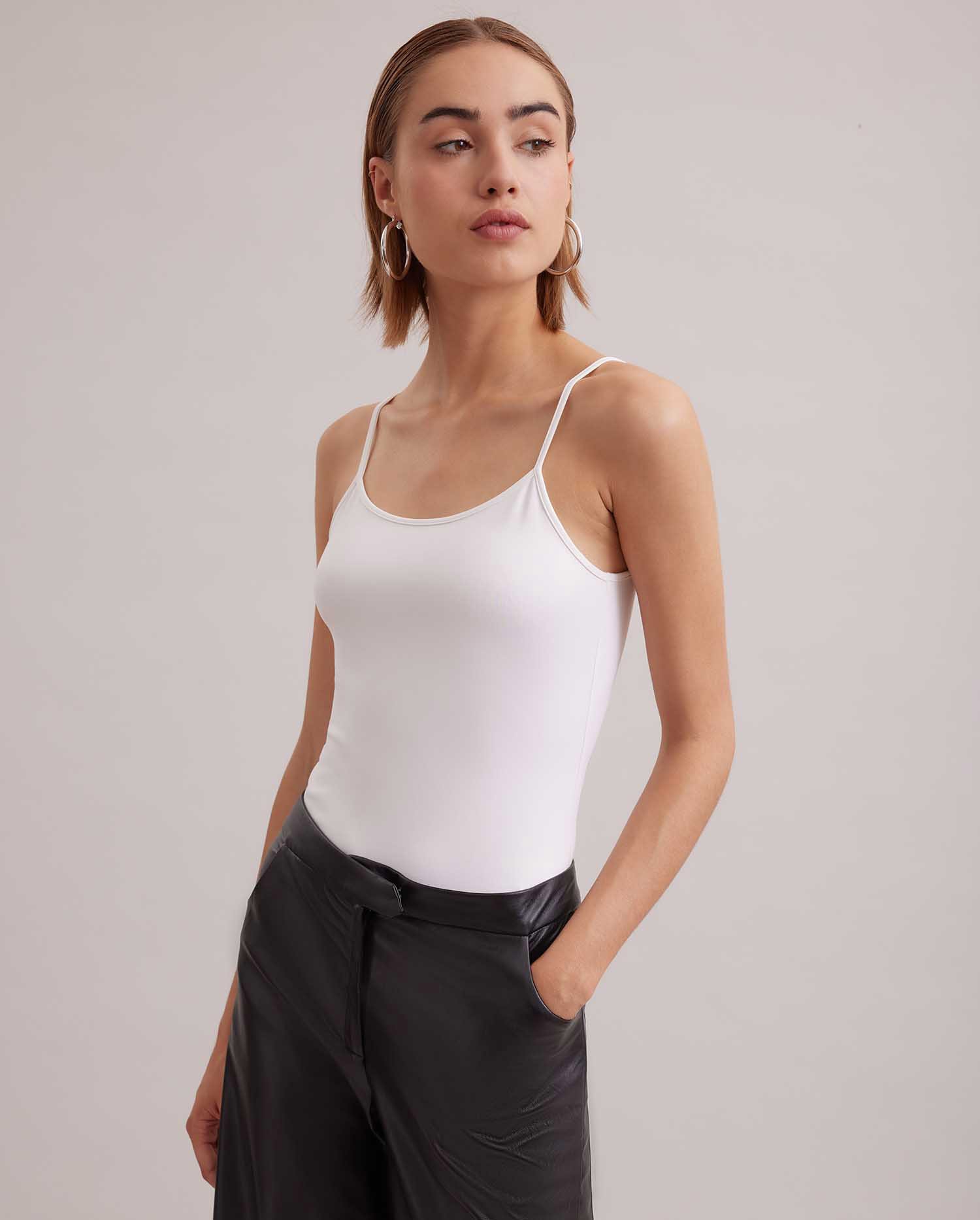 Discover the CINTIA thin strap camisole from ANNE FONTAINE