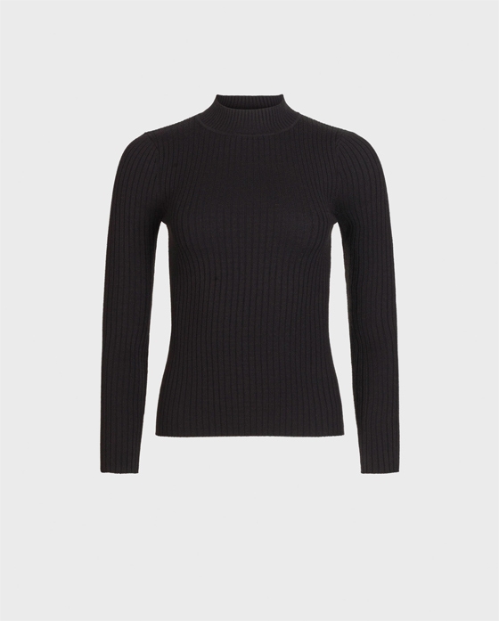 Discover the CARNET Long sleeve ribbed knit top with mock neck from ANNE FONTAINE