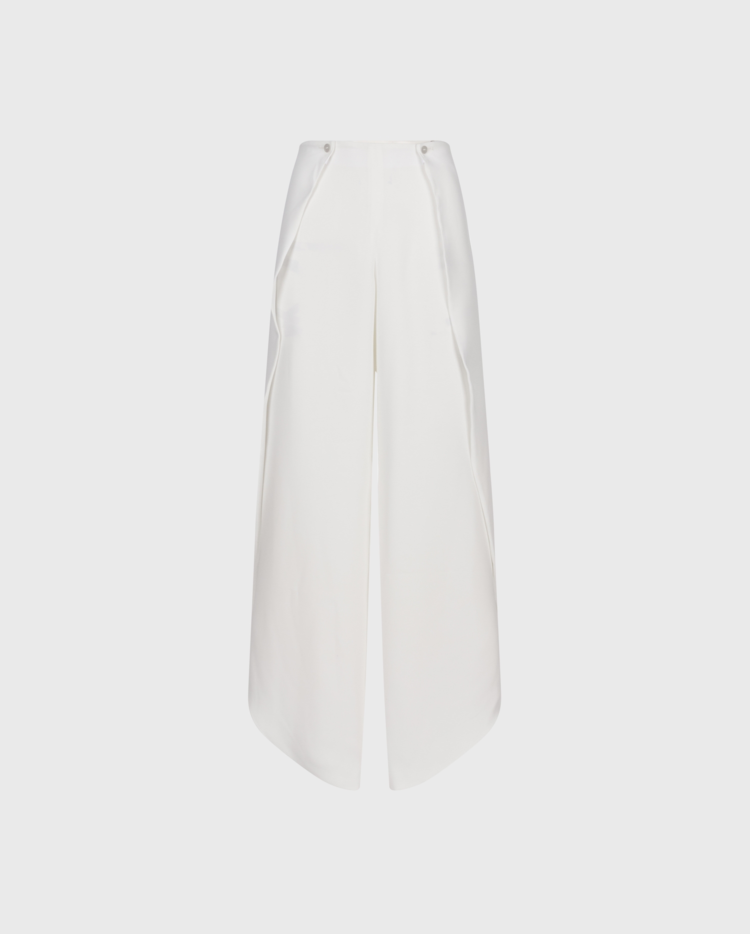 Discover The MELDREY Moon White Trousers With Open Tulip Leg From ANNE FONTAINE