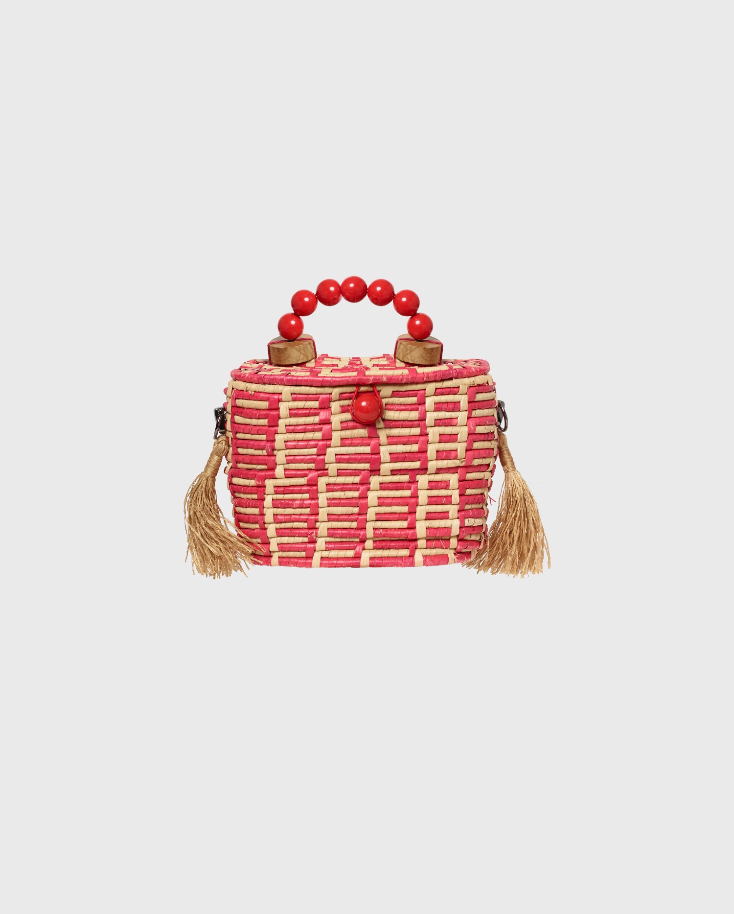 Discover The AIMAR Small Woven Raffia Tote Handbag From ANNE FONTAINE