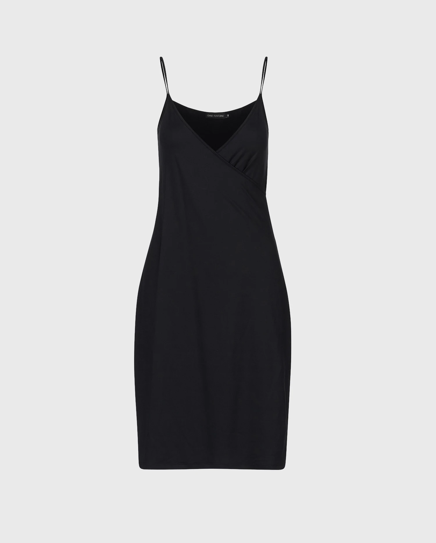 Discover The CHANI Slip dress with wrap style neckline and thin straps from ANNE FONTAINE