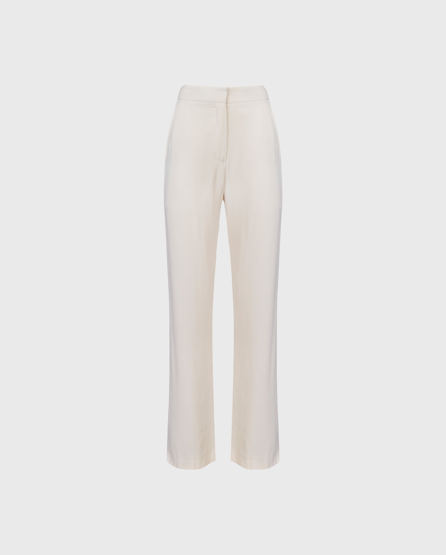 Disocver The LORIA White high-rise wide-leg pants from ANNE FONTAIN