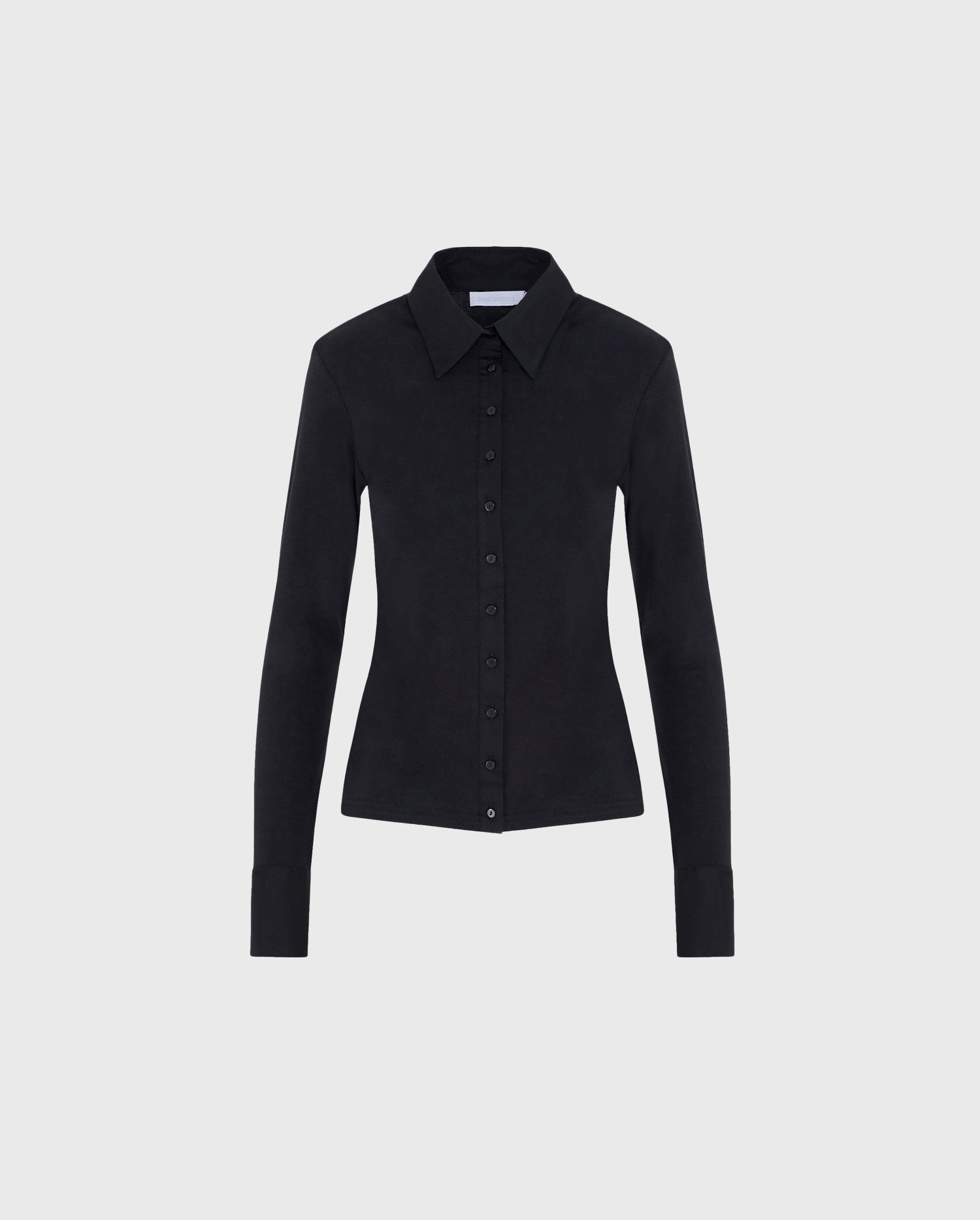 Discover the NUAGE long sleeve jersey shirt in black from ANNE FONTAINE