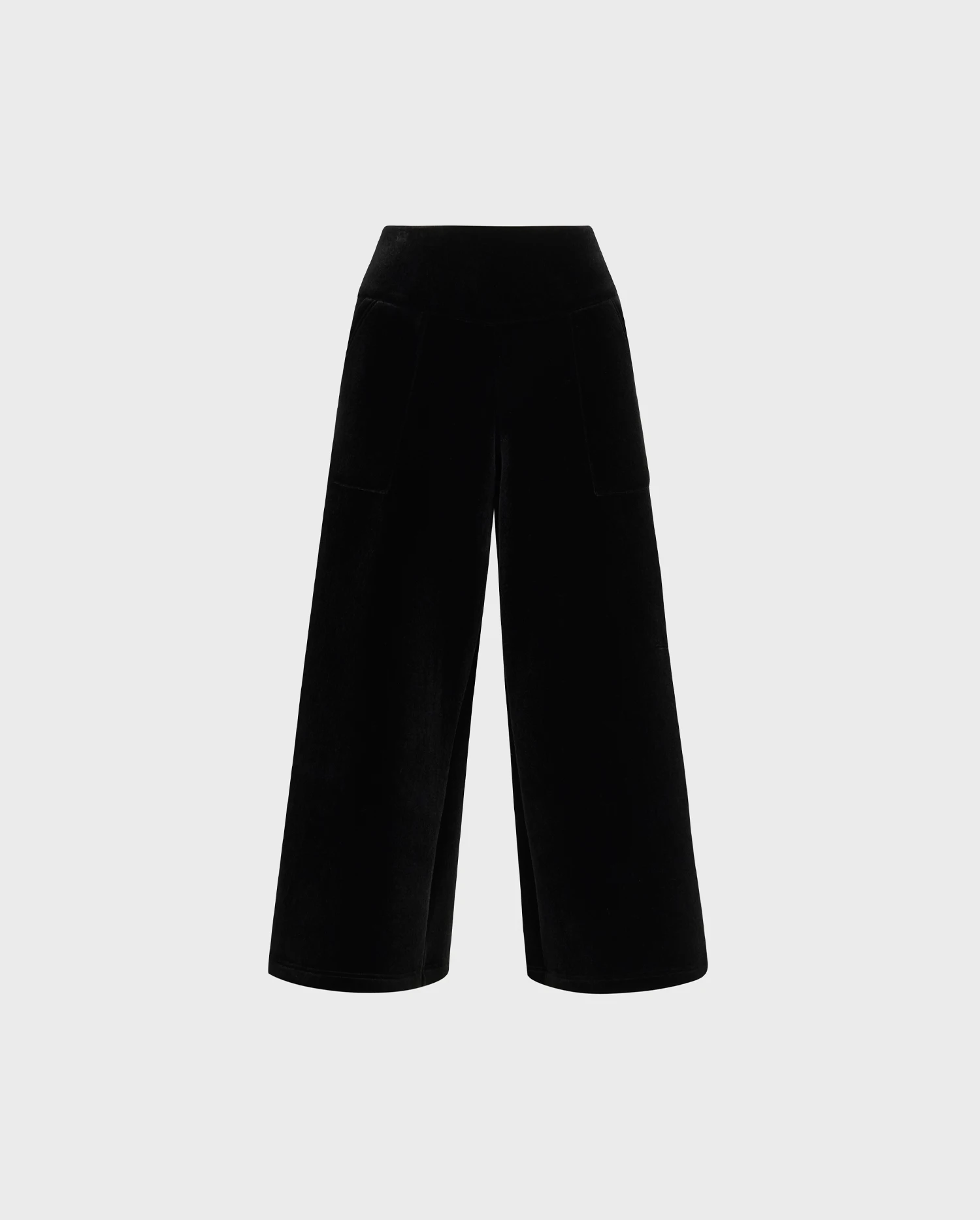 Discover The REDO Black Velvet wide leg culottes from ANNE FONTAINE