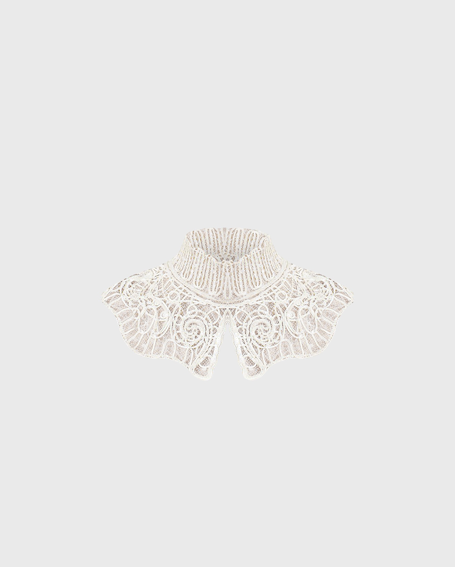 Discover the TSARINA Tulle Collar With Embroidered Sequins With an Arabesque Motif from ANNE FONTAINE