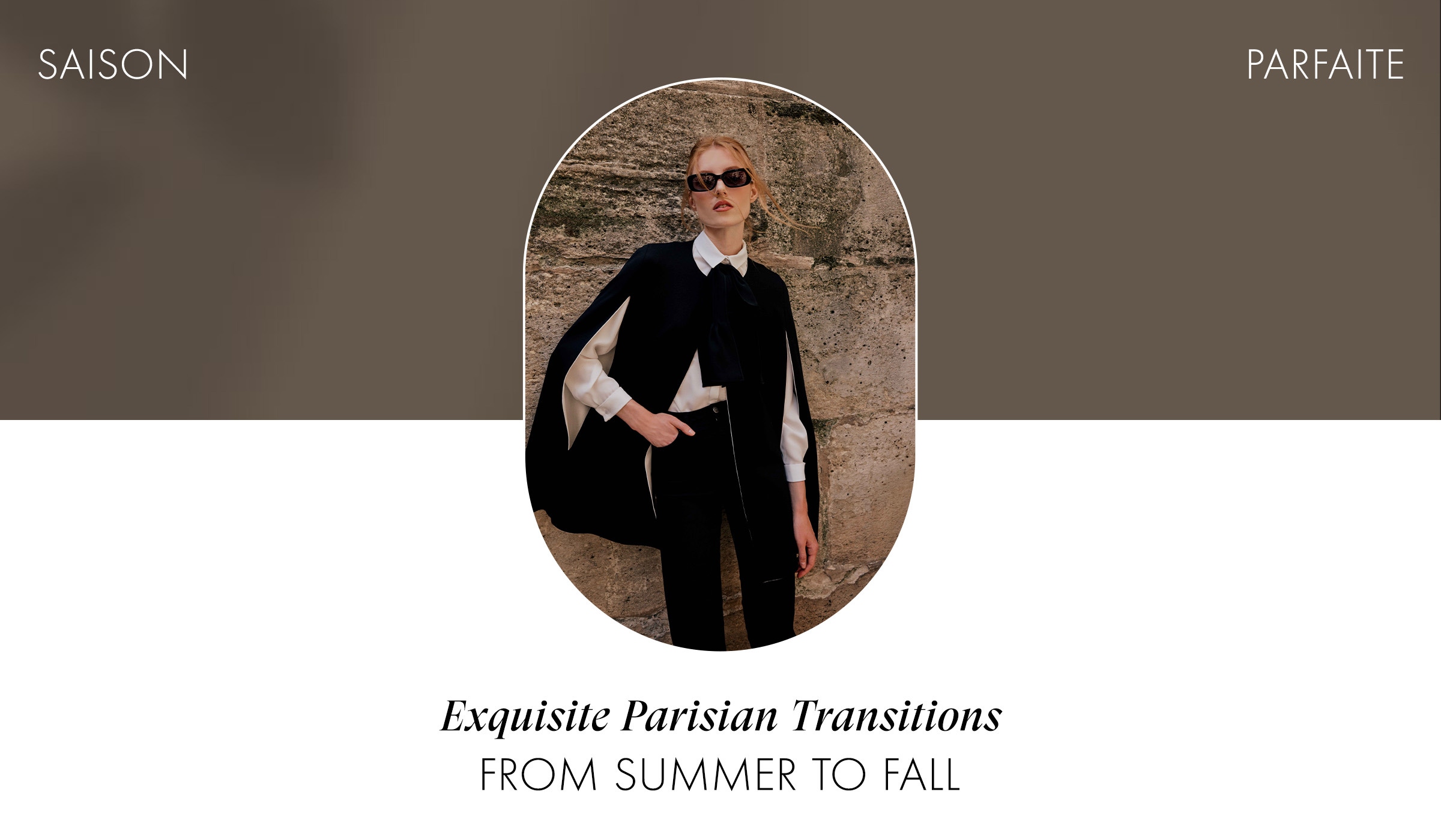 Discover transitional silhouettes from ANNE FONTAINE