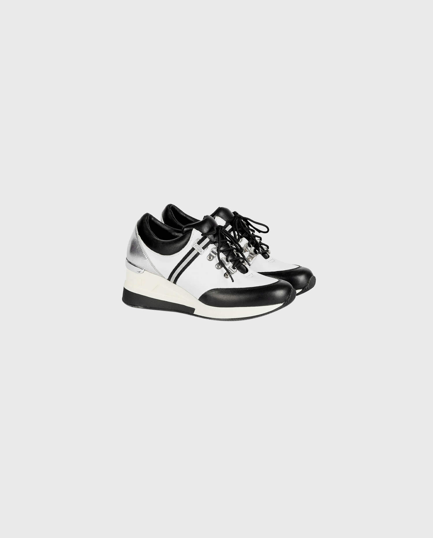 Discover the BILL Platform Sneakers With Traditional Lace up Front from ANNE FONTAINE