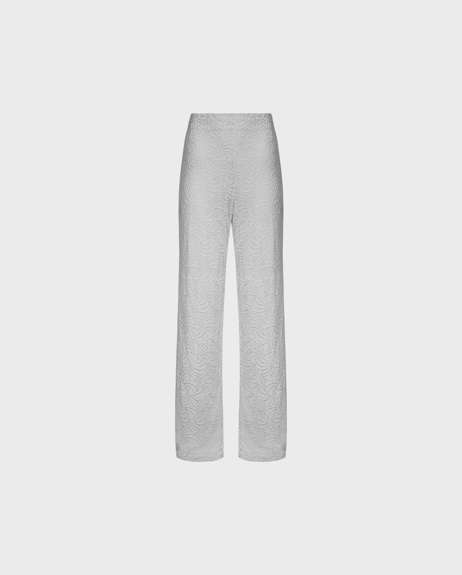 Discover the COROLLE White Lace Flared Leg Pant