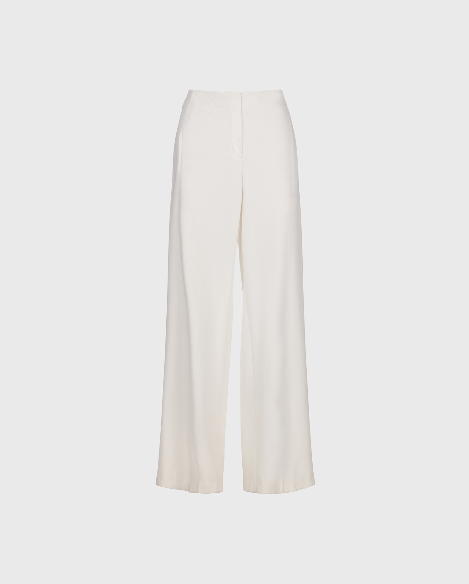 Discover the PRESTON Oversized wide-leg white pants from ANNE FONTAINE