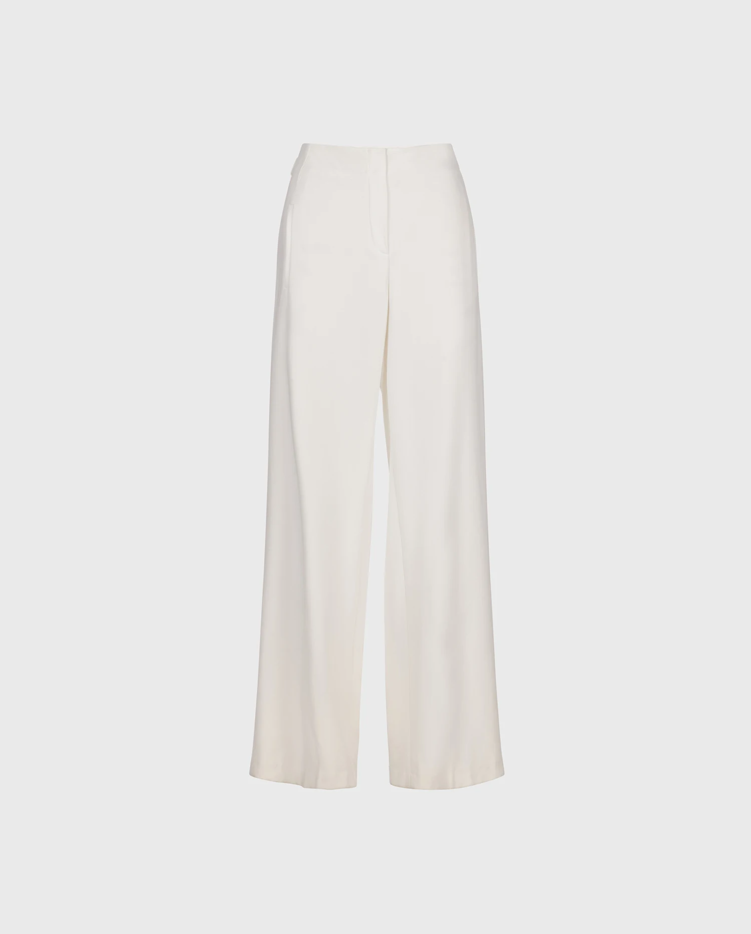 Discover the PRESTON Oversized Wide-Leg White Pants from designer ANNE FONTAINE