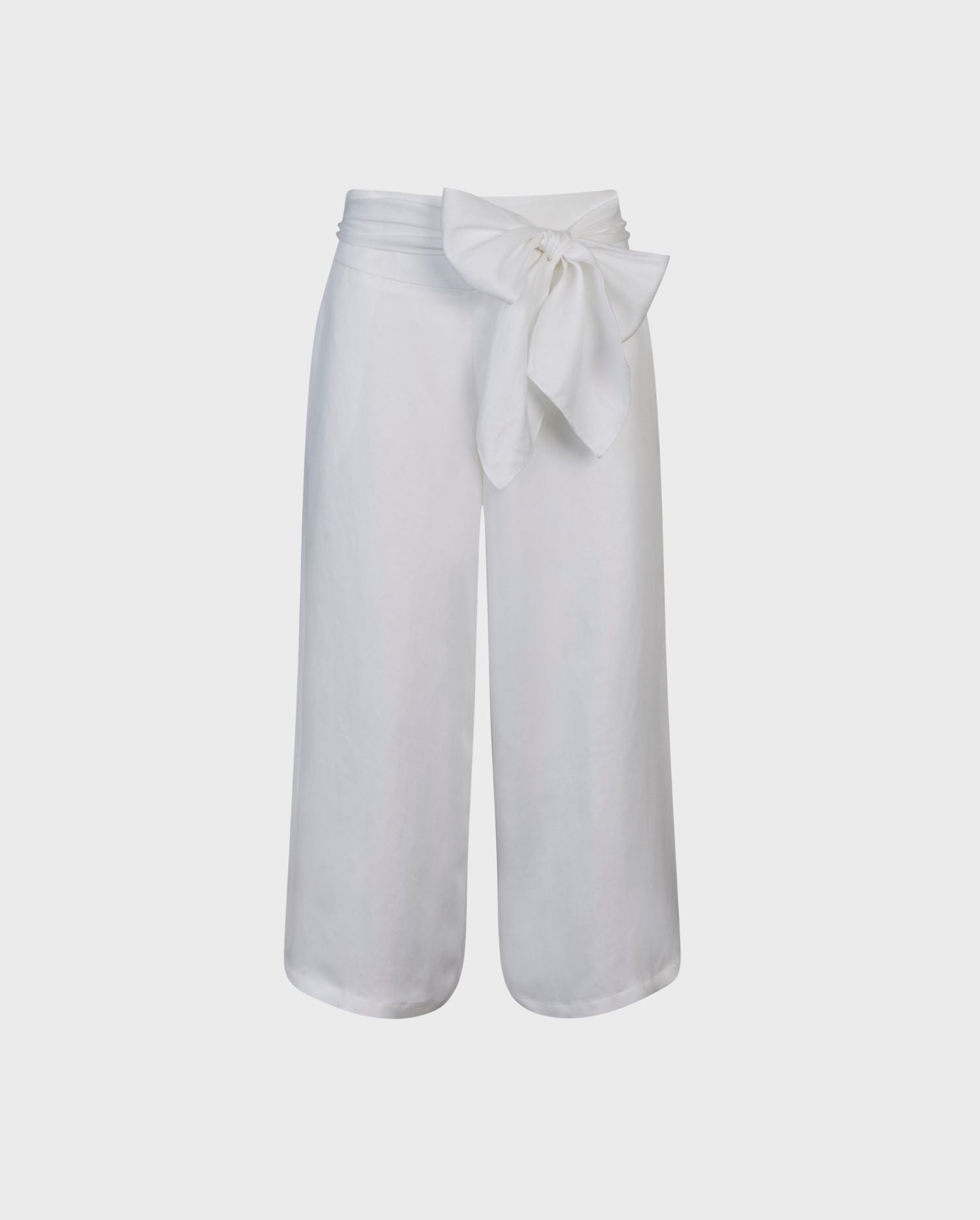 Discover the QUARTZ wide leg cropped pant in white from ANNE FONTAINE