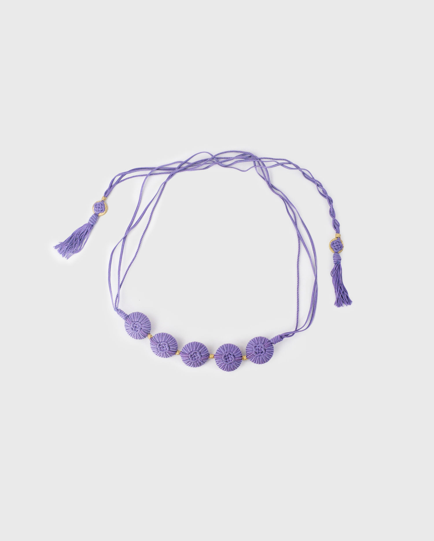 Purple Belt With Decorative Circles