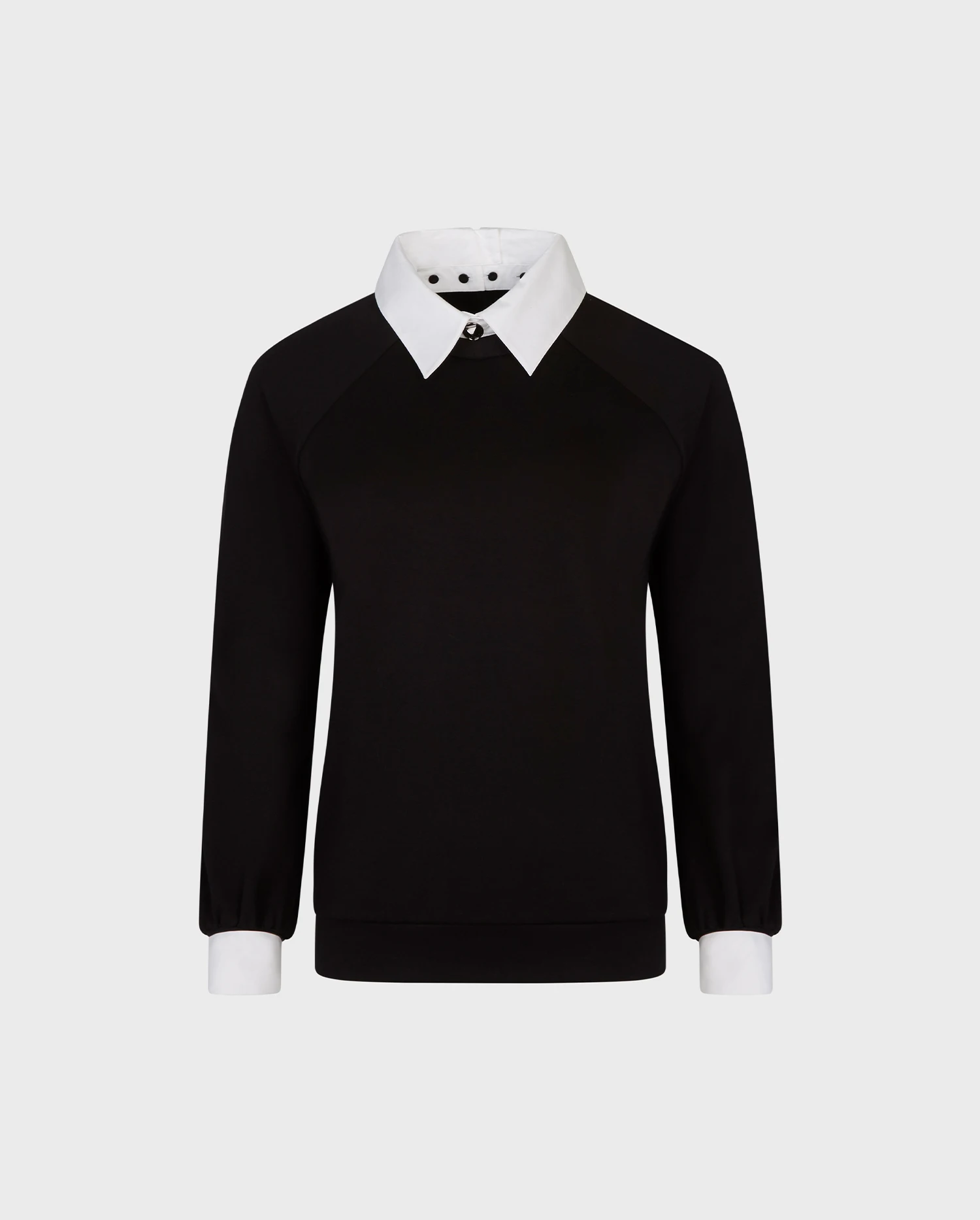 Discover the ROMY Milano Sweatshirt With Removable Collar and Cuffs