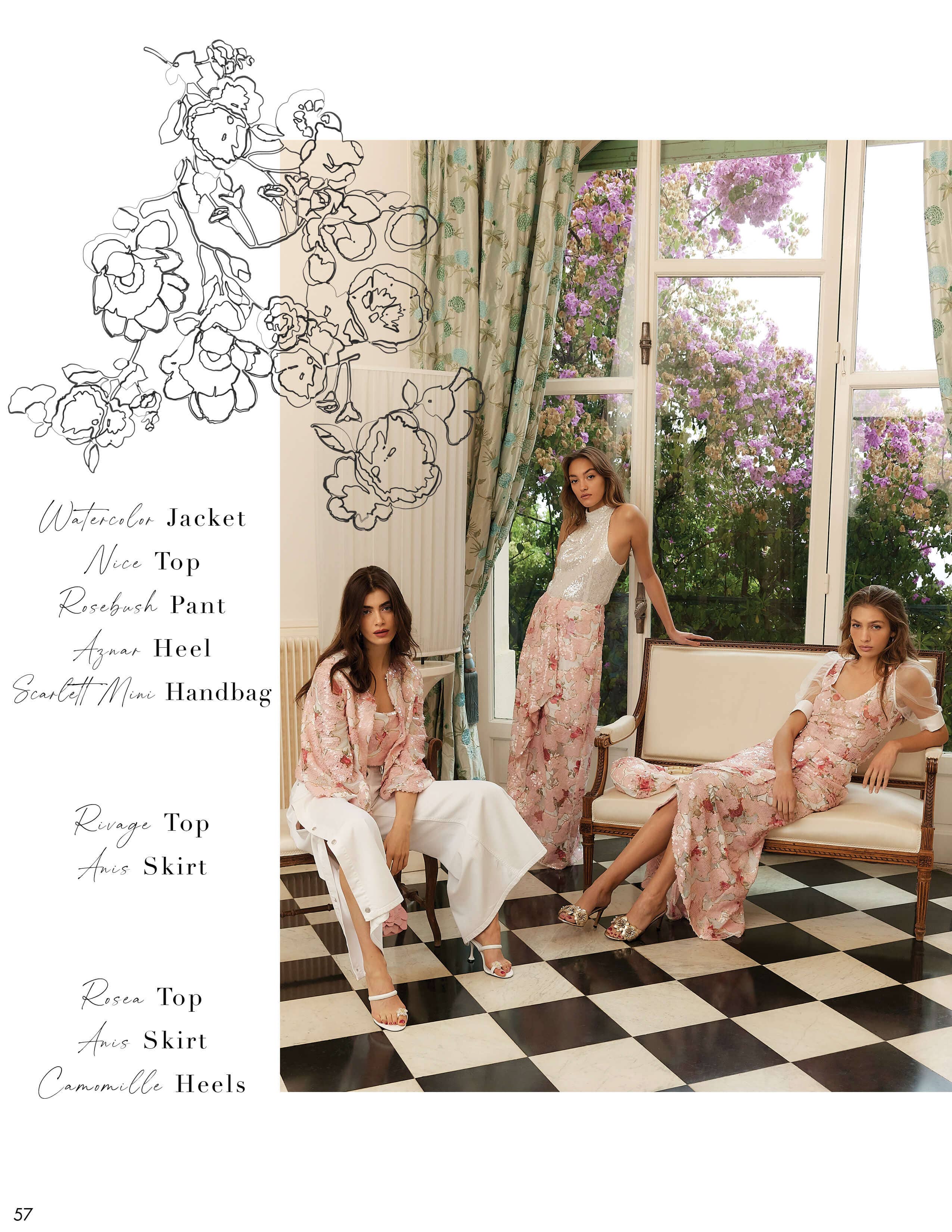 The new Anne Fontaine Spring-Summer 2023 collection is a celebration of artistry and craftsmanship. Strength and beauty, are rendered through opulent prints, colors, and styles that transport you toward a vision of the future light.