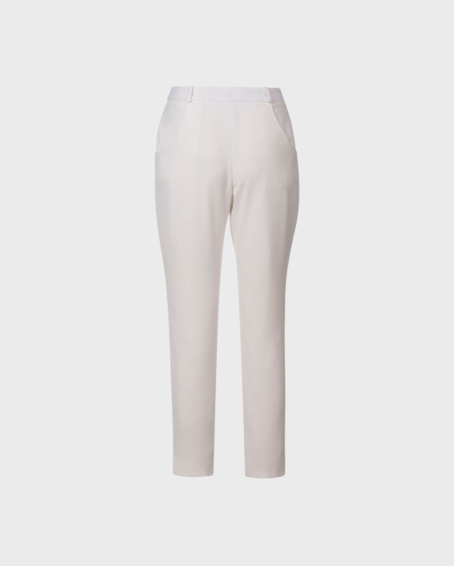 Discover the CERISE White Lightweight Ankle-Length Pant from designer ANNE FONTAINE