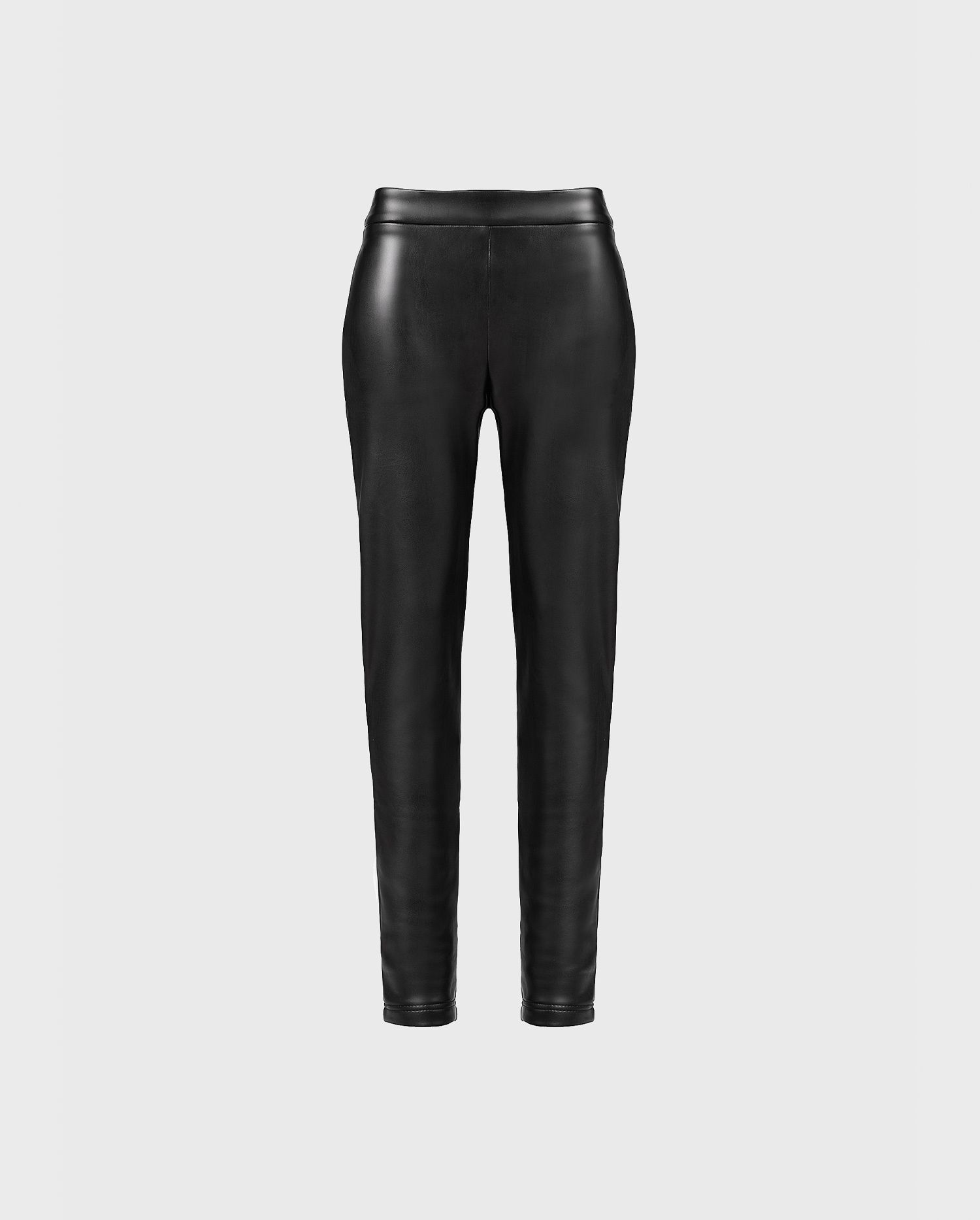 Discover the FANDY Faux Leather Legging With Side Zipper from designer ANNE FONTAINE