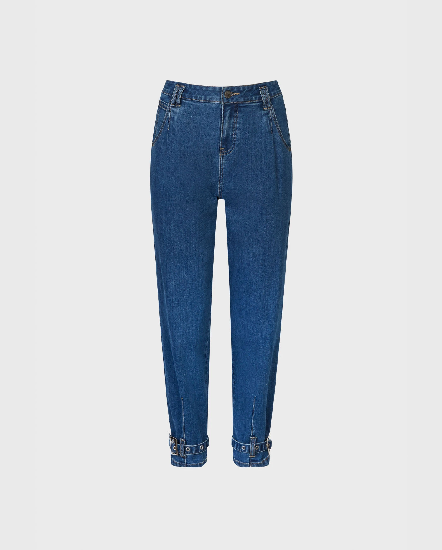 Découvrez le pantalon en jean à taille haute et longueur de cheville JASONE de ANNE FONTAINE