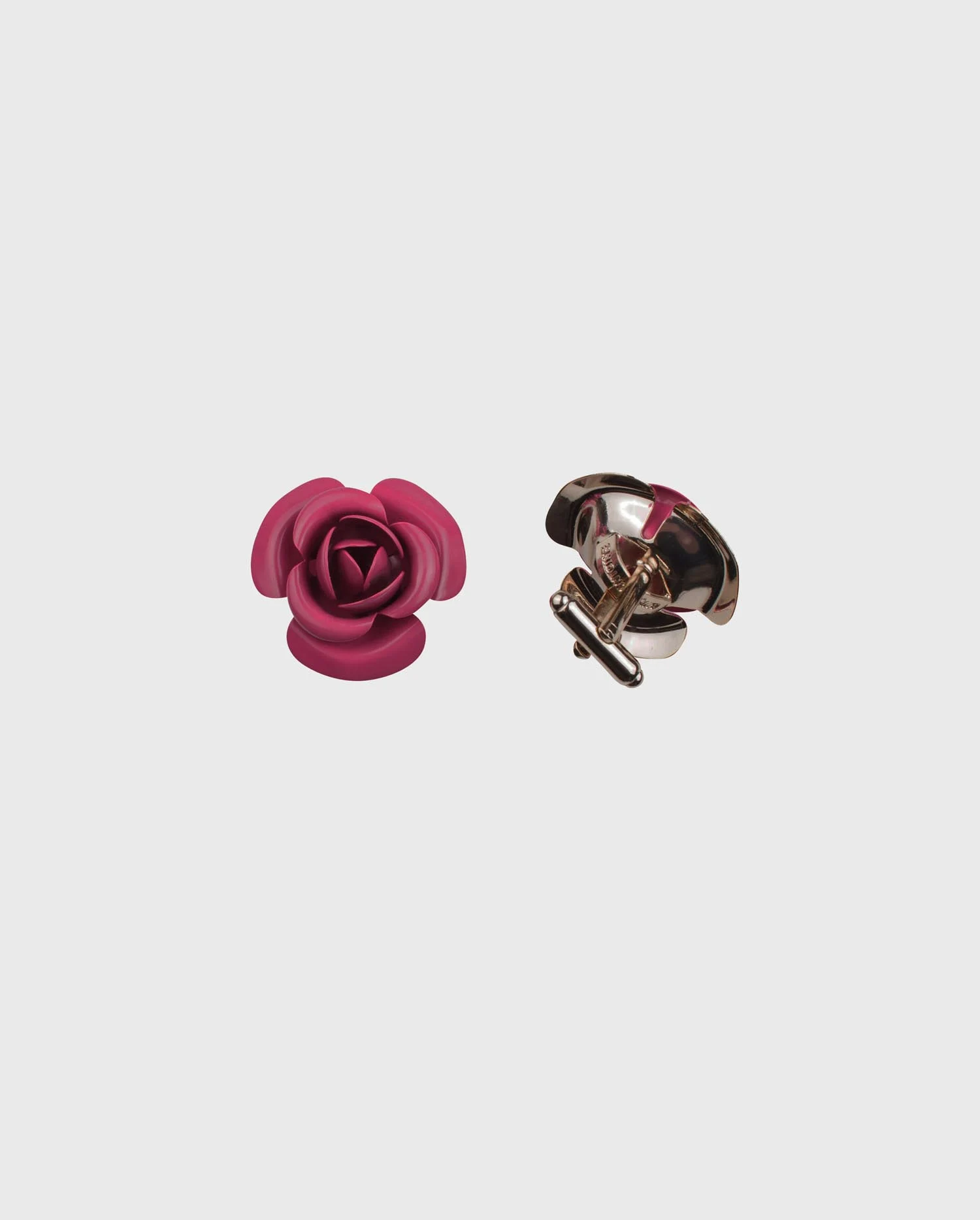 Discover the NEISSY Classic flower cufflink in hot pink from ANNE FONTAINE