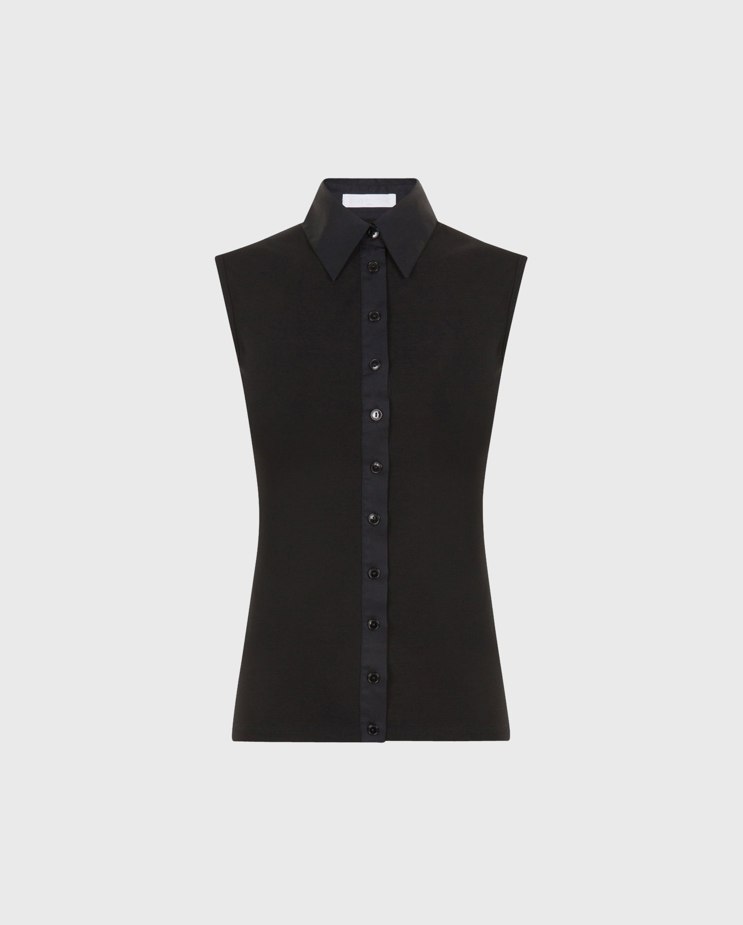 Discover The NUAGE-SM sleeveless pima jersey shirt from ANNE FONTAINE