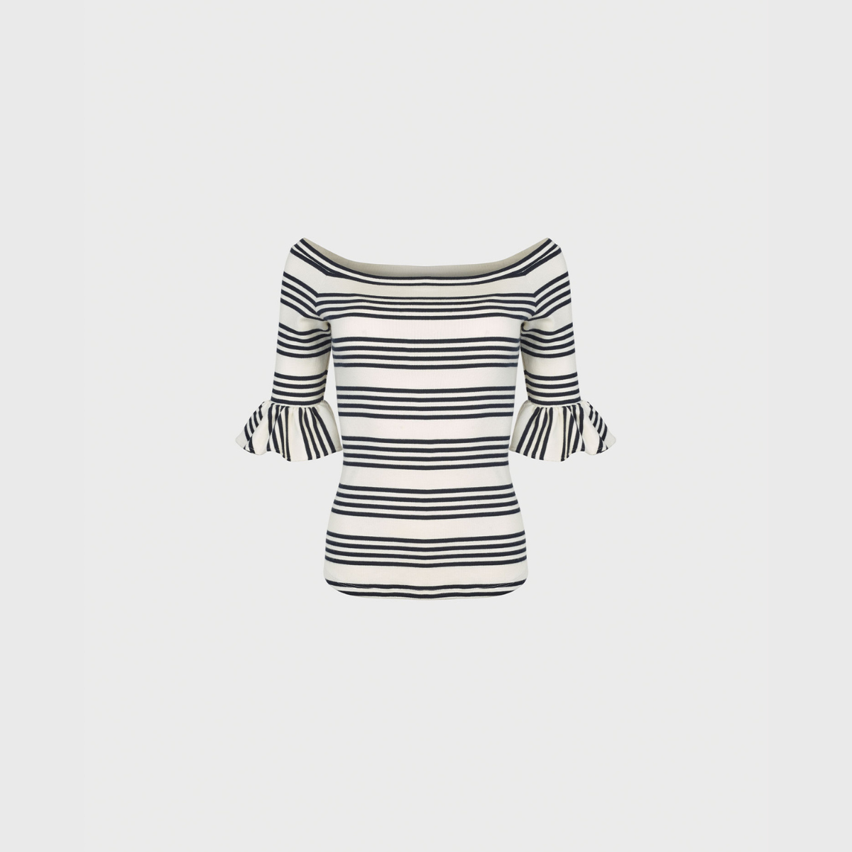 Discover the CRAYON pullover navy striped top from ANNE FONTAINE