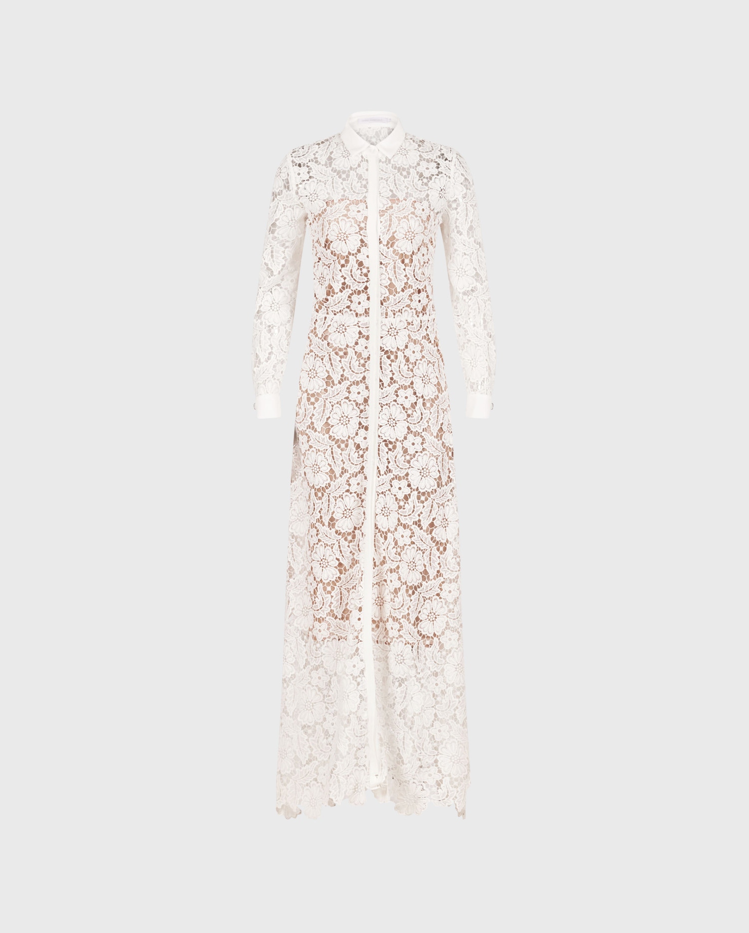 Discover The VIOLETA Semi-sheer floral lace Long dress from ANNE FONTAINE