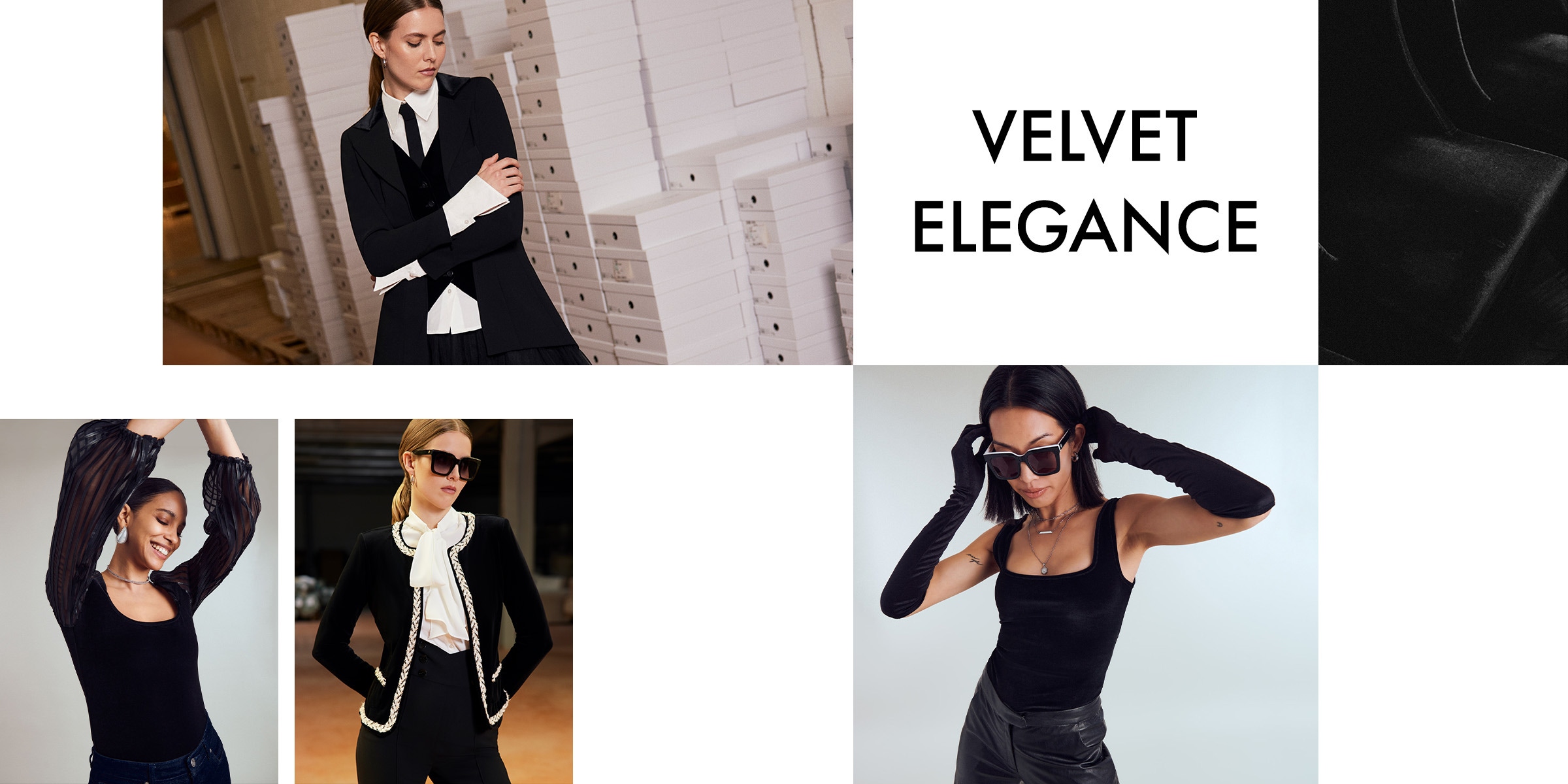 Discover a curated edit of velvet elegance from designer Anne Fontaine