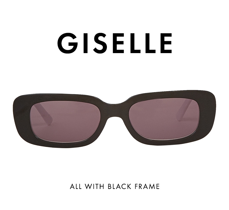 Discover the GISELLE Black and White Retro Frame Sunglasses from ANNE FONTAINE