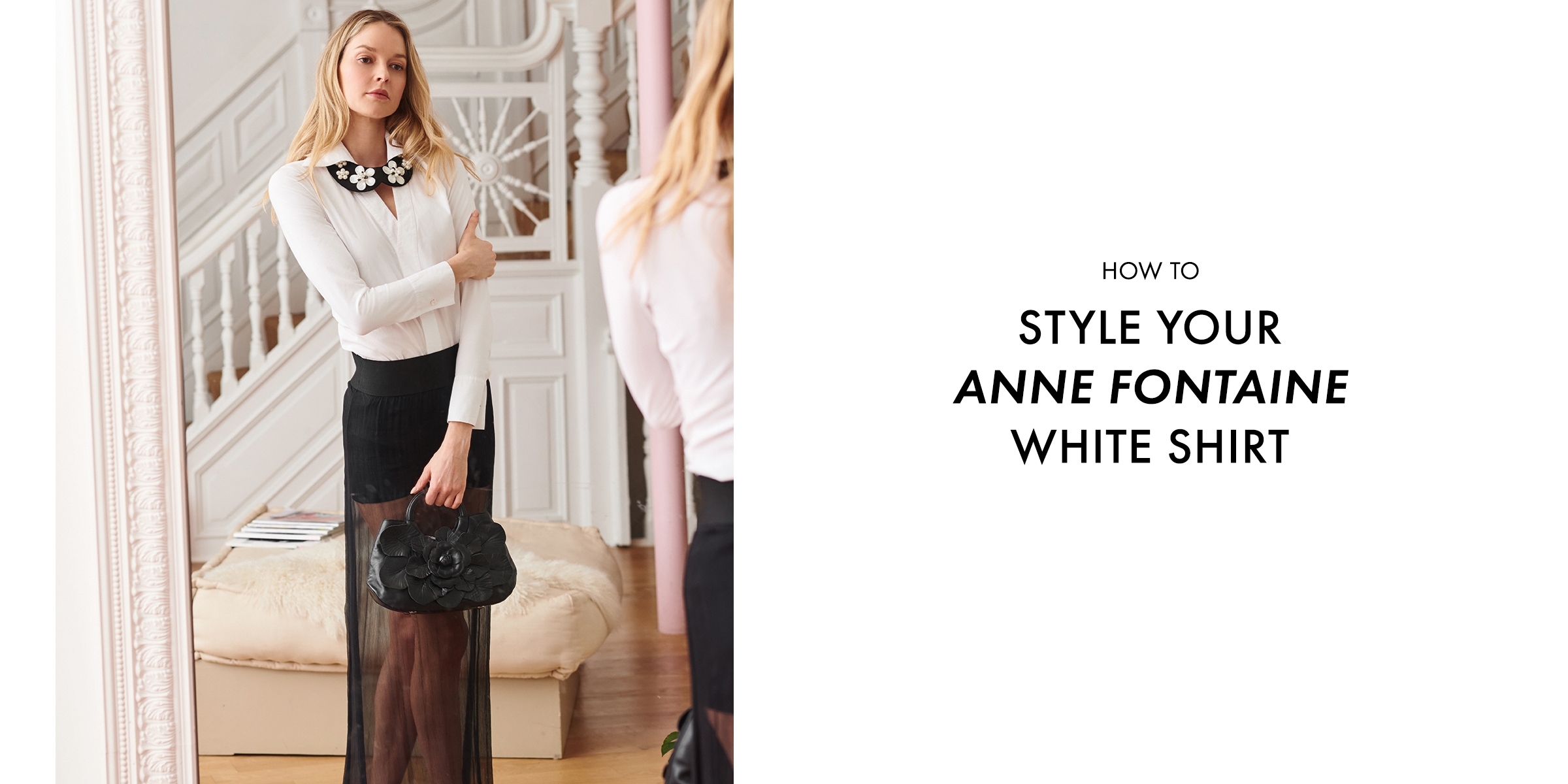 Discover the white shirt from Designer ANNE FONTAINE