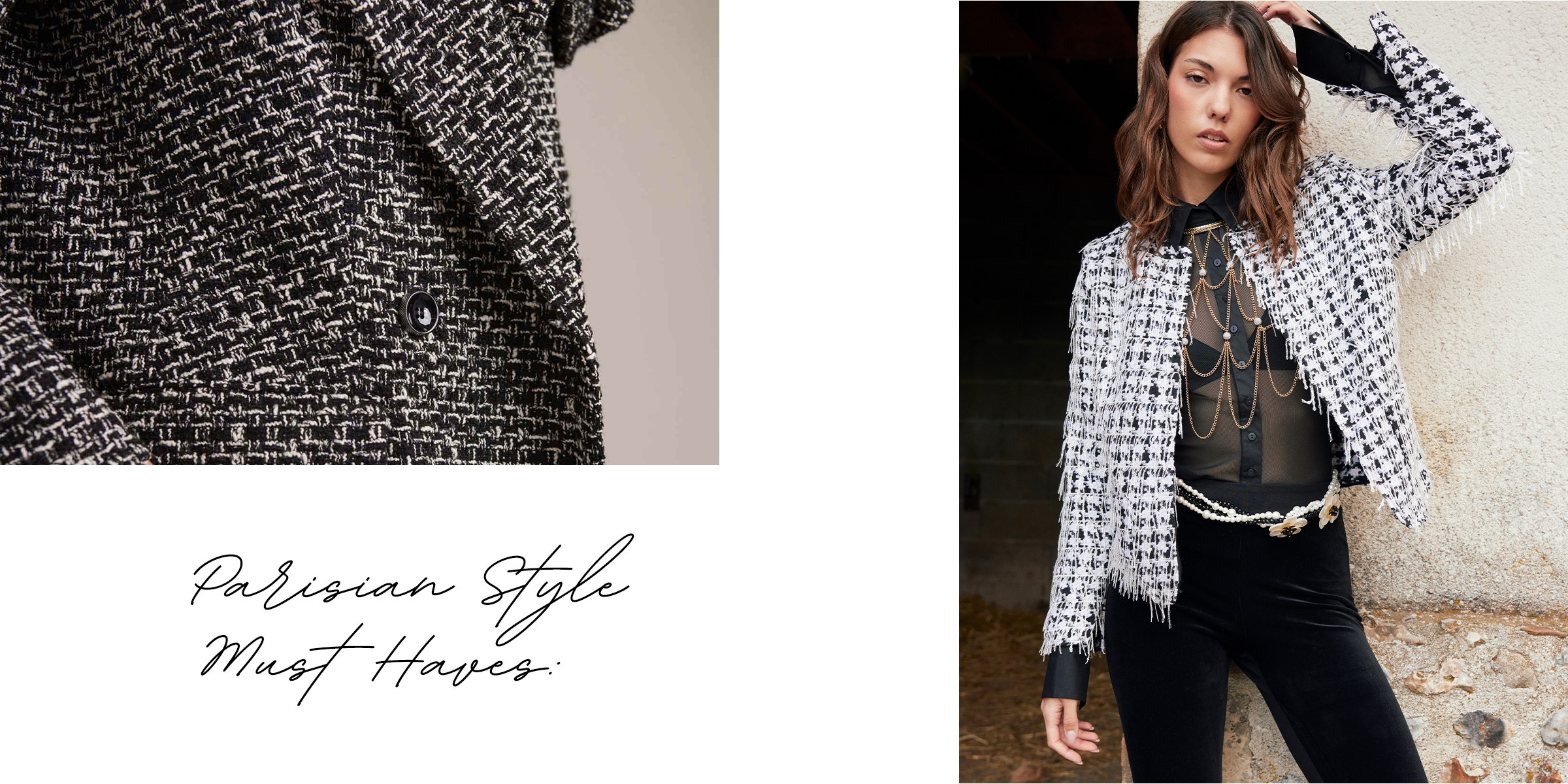 Discover the Textural Tweed Looks By ANNE FONTAINE