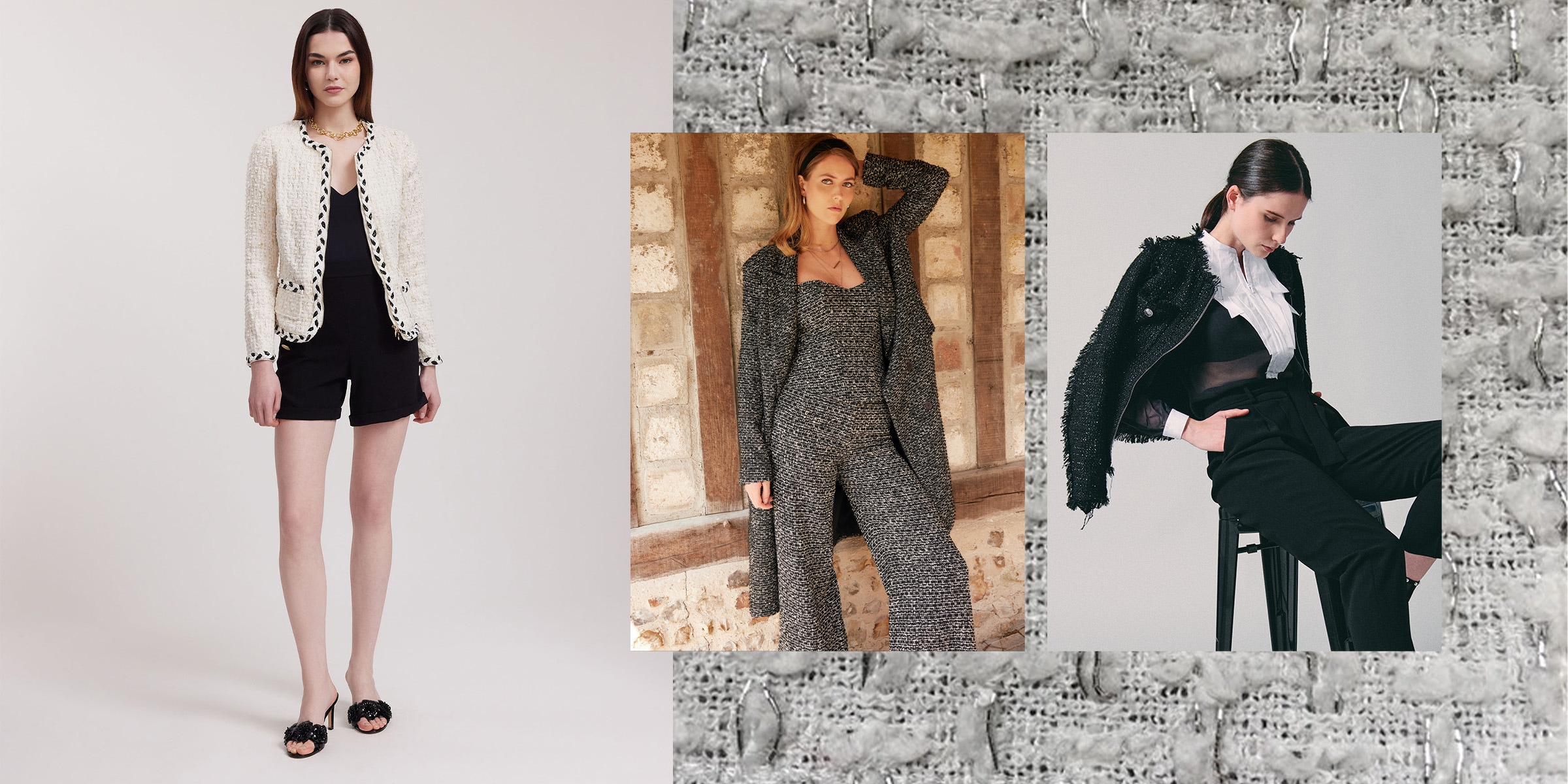  Discover the Textural Tweed Looks By ANNE FONTAINE