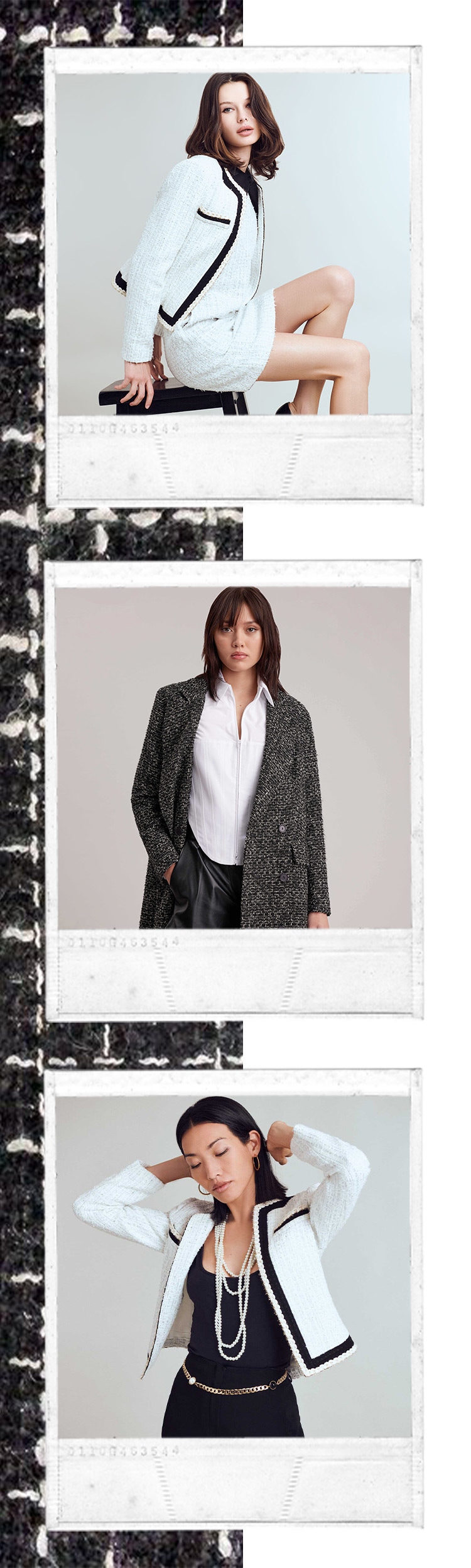  Discover the Textural Tweed Looks By ANNE FONTAINE