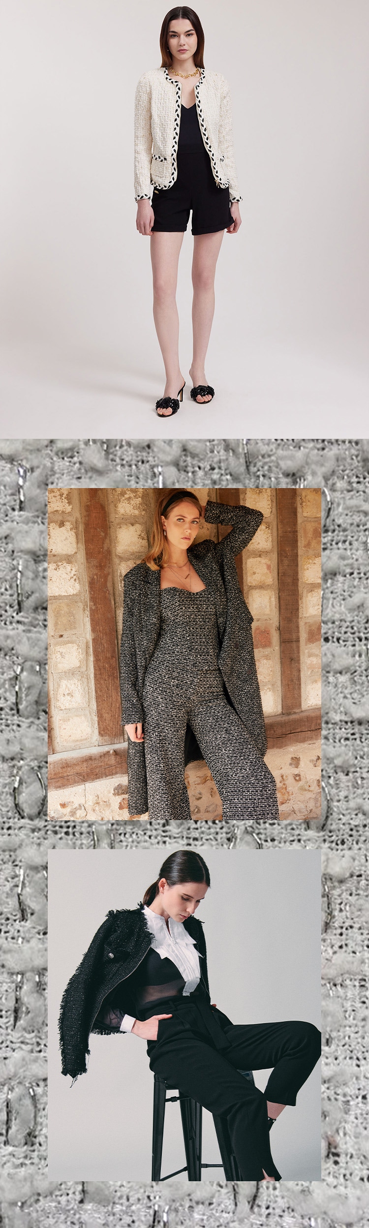  Discover the Textural Tweed Looks By ANNE FONTAINE