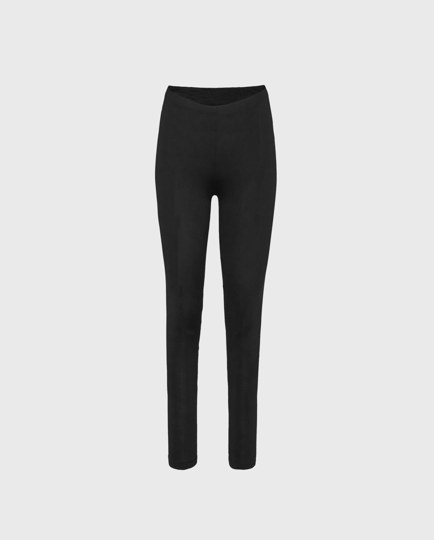 Discover the DARUOZ Black Tactel Leggings With Elastic Waist from ANNE FONTAINE